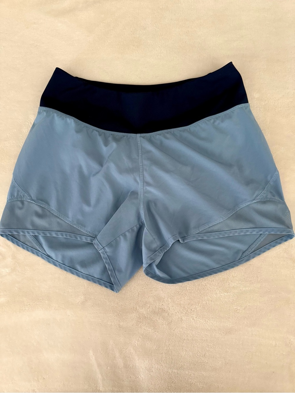Old Navy Active Blue Mesh Lined Running Athletic Shorts Women’s Size S
